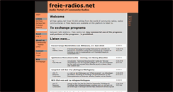 Desktop Screenshot of freie-radios.net