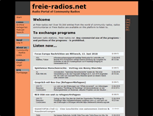 Tablet Screenshot of freie-radios.net