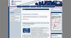 Desktop Screenshot of freie-radios.de